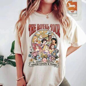 Floral Princess The Royal Tour once upon a time Princess shirt retro